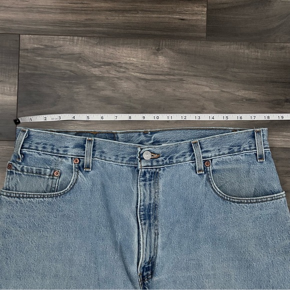 Vintage Levis 560 Jeans Mens 36x30 Blue Denim Loose Fit Tapered Leg Made In USA - Picture 11 of 11